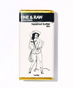 FINE & RAW All Apparel 1oz Hazelnut Butter Chocolate Bar