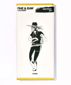 FINE & RAW 2oz Espresso Chocolate Bar (70% Cacao) All Apparel