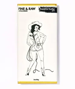 FINE & RAW All Apparel 2oz Hazelnut Butter Chocolate Bar - Bonnie Collection