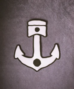 Iron & Resin All Apparel Anchor Piston Back Patch