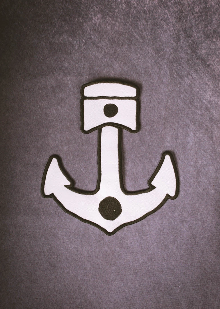 Iron & Resin All Apparel Anchor Piston Back Patch 1 Iron & Resin All Apparel Anchor Piston Back Patch