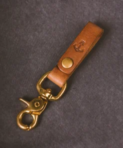 Iron & Resin Anchor Piston Belt Loop Keychain