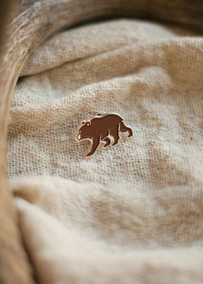 Iron & Resin Bear Enamel Pin All Apparel 1 Iron & Resin Bear Enamel Pin All Apparel