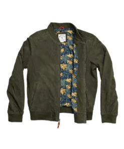 Iron & Resin All Apparel Goat Suede Bomber Jacket