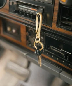 Smoky Sumi Brass Key Hook