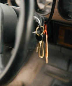 Smoky Sumi Brass Key Hook