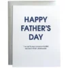Chez Gagné Father's Day Manlier Underwear Letterpress Card All Apparel