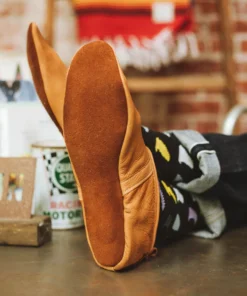 Iron & Resin All Apparel The Deerhide Cabin Mocs