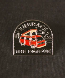 Iron & Resin Embrace The Detour Enamel Pin