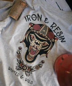 Iron & Resin Wanted & Wild Pocket Tee