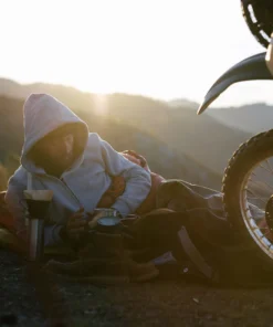 Iron & Resin Boundary Zip Hoodie