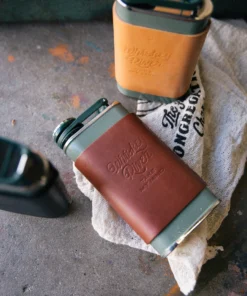 Iron & Resin X Brigg Leather Supply All Apparel Brigg Leather Supply X InR Heritage Flask