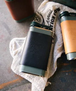 Iron & Resin X Brigg Leather Supply All Apparel Brigg Leather Supply X InR Heritage Flask