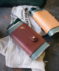 Iron & Resin X Brigg Leather Supply All Apparel Brigg Leather Supply X InR Heritage Flask