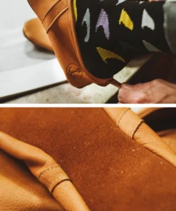 Iron & Resin All Apparel The Deerhide Cabin Mocs