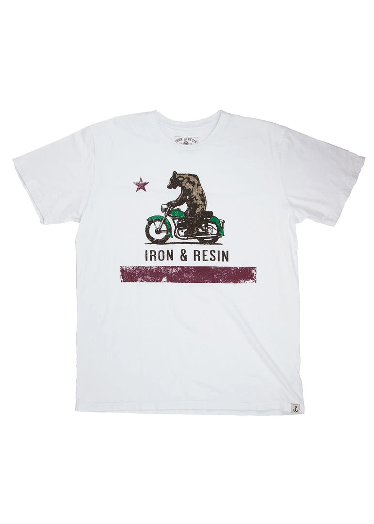 Iron & Resin Moto Bear Tee 1 Iron & Resin Moto Bear Tee