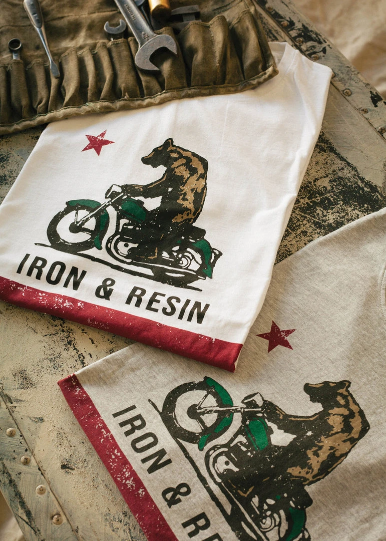 Iron & Resin Moto Bear Tee 3 Iron & Resin Moto Bear Tee
