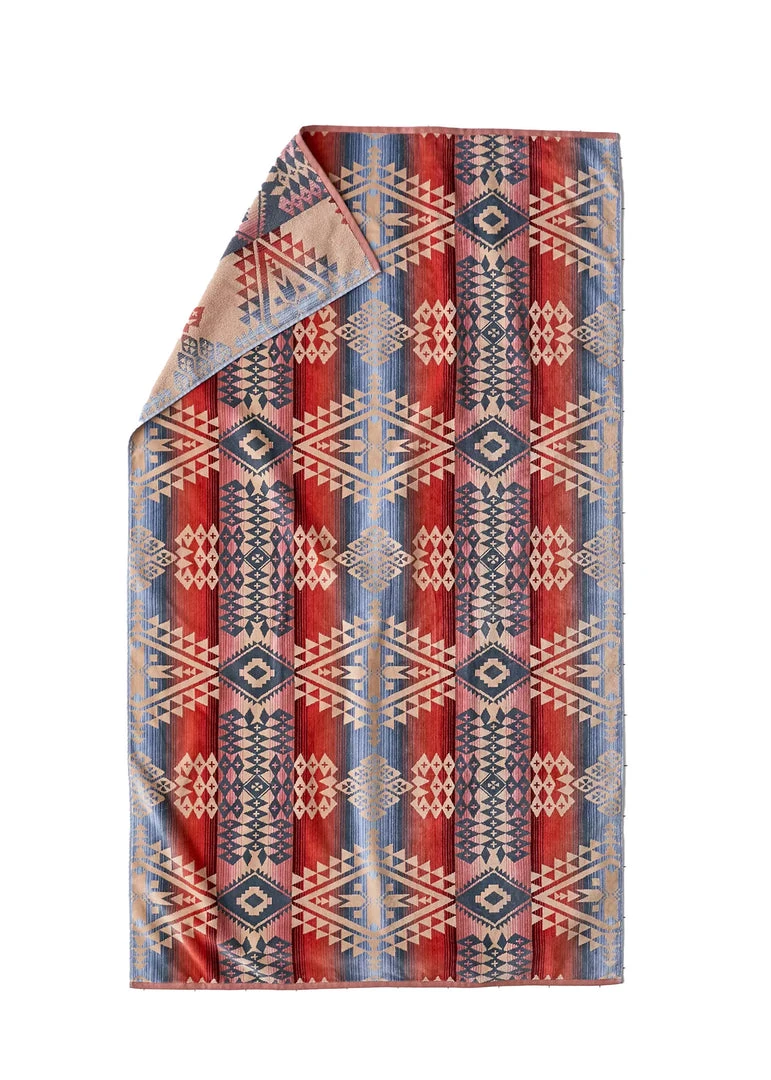 Pendleton Woolen Mills Pendleton Canyonlands Desert Sky Oversized Jacquard Towel All Apparel 1 Pendleton Woolen Mills Pendleton Canyonlands Desert Sky Oversized Jacquard Towel All Apparel