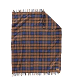 Pendleton Woolen Mills Pendleton Shelter Bay Plaid Carry Along Motor Robe Blanket