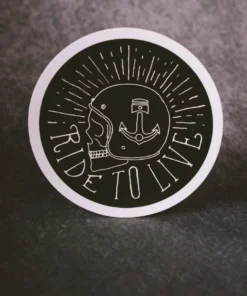 Iron & Resin All Apparel INR Ride To Live Sticker