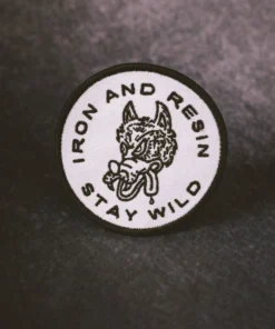 Iron & Resin Stay Wild Patch