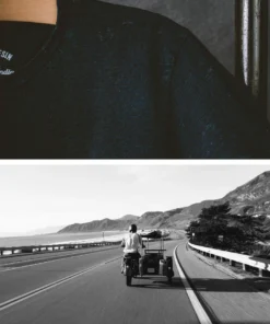 Iron & Resin True Blue Indigo Solid Tee