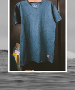 Iron & Resin True Blue Indigo Solid Tee