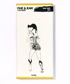 FINE & RAW 2oz Sea Salt Chocolate Bar - Bonnie Collection (70% Cacao) All Apparel