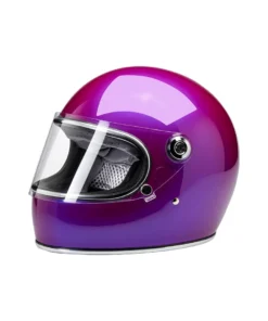 Biltwell Gringo S ECE Helmet In Metallic Grape All Apparel